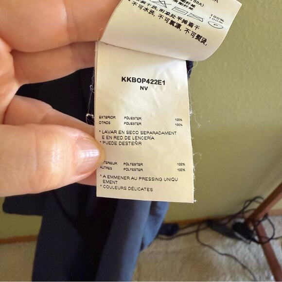 Kai-aakmann Cape Dress in Navy Size L - Picture 3 of 4